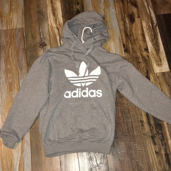 light grey adidas sweatshirt